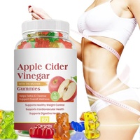 Bonbons Gélifiés au Vinaigre de Cidre de Pomme pour Adultes – Aide à Affiner la Silhouette, Favorise la Santé Digestive, Vitamines, Bonbons Gélifiés Minceur