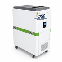 Système de stockage d'énergie solaire commercial tout-en-un monté en rack, onduleur-batterie 15KW 40KWh LiFePO4 hybride hors réseau, 8500 cycles
