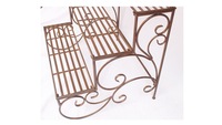 Personnalisé en fer forgé déco maison et jardin échelle 3 niveaux supports pour plantes