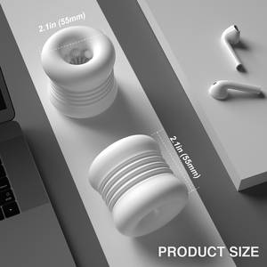 S-HANDE Bestseller in Indien TPE Doppelpass Weißer Männlicher Masturbator Becher Masturbator Spielzeug Penis-Hülle Erotikspielzeug für Männer - Product Image 6