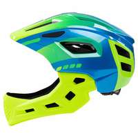 Casque de vélo intégral pour enfants en gros, coque PC, mousse EPS haute densité, mentonnière détachable, sécurité garantie