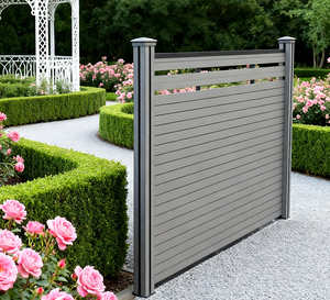 Clôture WPC de protection et de style inégalée, résistante au soleil, à la salinité, au feu et à la décomposition, pour jardin, <span class=keywords><strong>piscine</strong></span>, côte - Product Image 3