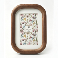 Cadre photo en bois massif personnalisé, design tendance, pour décoration d'intérieur, vente en gros