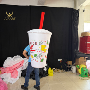 Disfraz Inflable de Taza/Botella para Adultos, para Actividades Comerciales en Cafeterías, para Atraer Clientes - Product Image 5