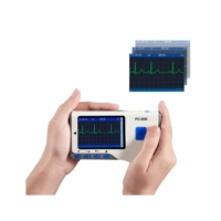 Mesin EKG Portabel  Pengujian Profesional  Pengujian Hewan Profesional  Monitor EKG Mini Genggam  Alat Kesehatan EKG