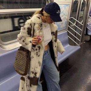 Cappotto in <span class=keywords><strong>Finta</strong></span> Pelliccia di Volpe Bicolore per Donna, <span class=keywords><strong>Trench</strong></span> Invernale di Alta Qualità con Cappuccio in Peluche e Protezione dal Vento - Product Image 2