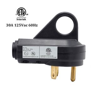 ETL NEMA TT-30P US 125V spina di ricambio per camper a 2 poli a 3 Pin spina angolare elettrica 30A per rimorchio da viaggio - Product Image 3
