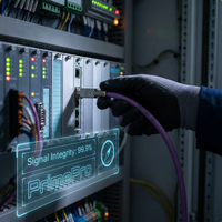 Câble Profibus DP haute vitesse 12 Mbps RS485 blindé gaine violette compatible Siemens pour communication industrielle et automatisation