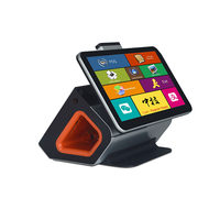 Système de point de vente tout-en-un Zhongji A8 Crypto Orange 11,6 pouces Full HD capacitif avec lecteur d'empreintes digitales