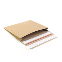 Sac d'expédition en papier kraft écologique fait main, auto-adhésif, recyclable, avec logo personnalisé