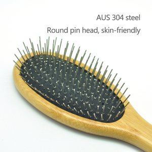 Baoli OEM <span class=keywords><strong>Brosse</strong></span> à picots en bambou professionnelle 60x220mm pour le toilettage des chiens et des chats Réduit efficacement la perte de poils <span class=keywords><strong>Brosse</strong></span> pour <span class=keywords><strong>sous</strong></span>-<span class=keywords><strong>poil</strong></span> <span class=keywords><strong>Brosse</strong></span> pour animaux de compagnie - Product Image 3