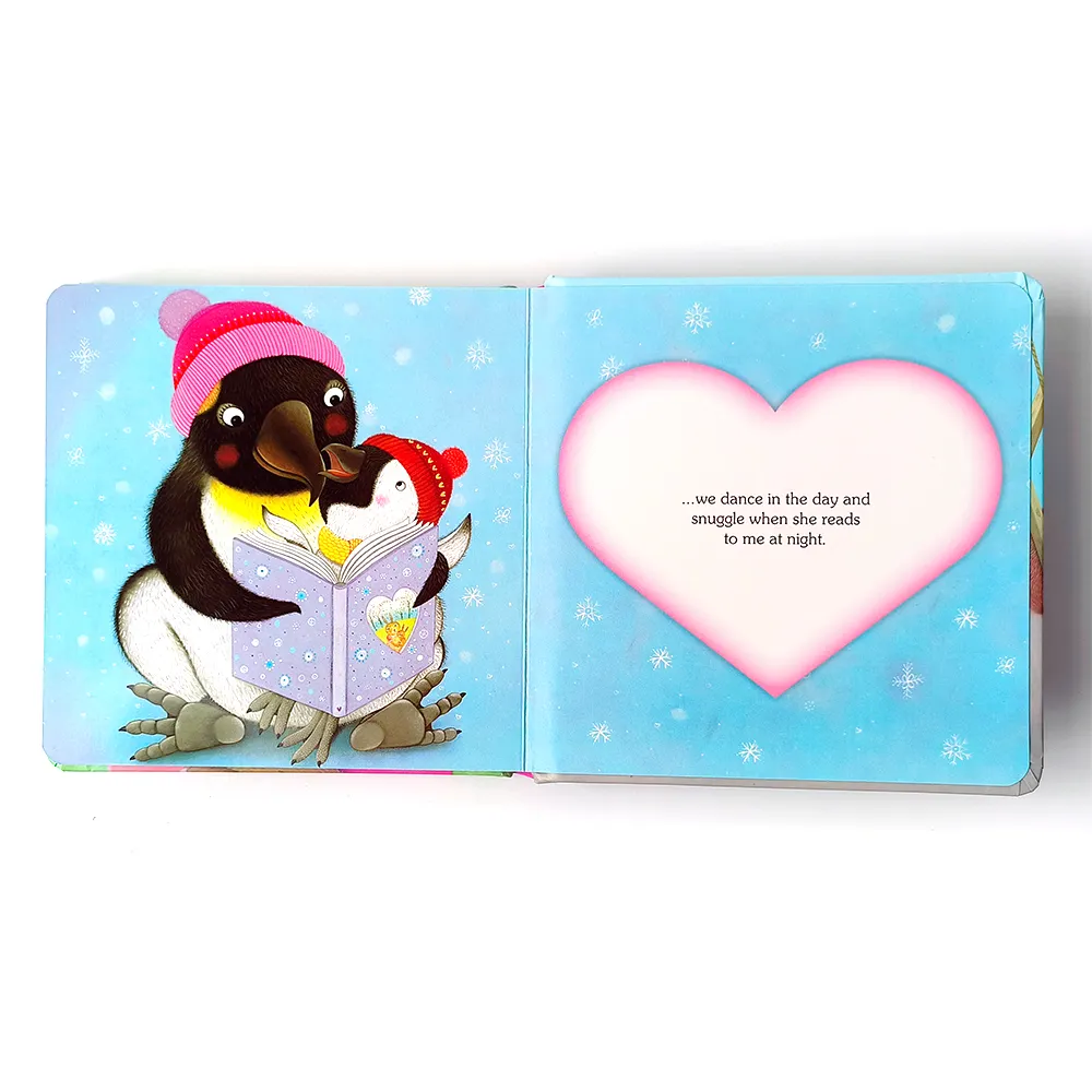 Saya cinta ibu saya cerita hardcover buku hadiah Natal terbaik untuk anak-anak papan buku disesuaikan buku anak-anak untuk bayi