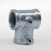 Colliers de serrage galvanisés standard à tête ronde et carrée avec trous de fixation de 3/4 po et 1 po pour étagères de rangement