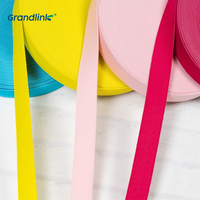 Rouleau élastique de textile à la maison de haute qualité de 5mm de large fourni en usine couleurs de mélange de haute ténacité pour la couture