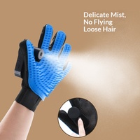 Gants de toilettage pour animaux avec lampe intégrée en forme d'animal pour chats et chiens