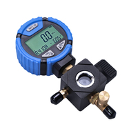 Necool PG-10B <strong>Best</strong> <strong>Selling</strong> Single <strong>Digital</strong> <strong>Manifold</strong> <strong>Gauge</strong> Ball Valve air Conditioning High or Low Measures Pressure