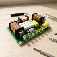 Répartiteur de fréquence audio passif professionnel 3 voies 1500W pour systèmes de haut-parleurs HiFi (aigus, médiums et basses)