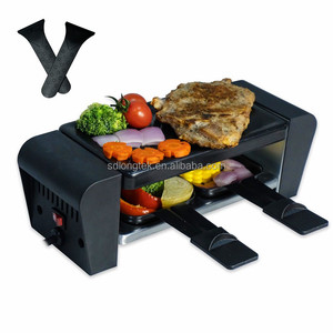 Grill <span class=keywords><strong>Raclette</strong></span> Multifonctionnel avec Plaque en Pierre Chaude, Machine à Griller Électrique de Table pour Usage Domestique - Product Image 4