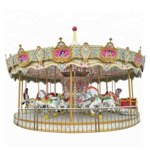 High Quality Yamoo Used Alloy Outdoor <b>Carousel</b> Twister Fairground Ride Toy <b>Horse</b> for Kids - Product Image 3