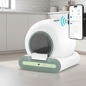 OEM Großhandel Luxus 70L Kunststoff Katzentoilette Automatische Selbstreinigende Umweltfreundliche Geschlossene Leicht zu Reinigende Elektrische Haustiertoilette - Product Image 6