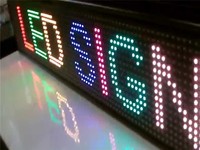 Haute rafraîchissement bâtiment LED affichage mur vidéo étanche extérieur P10 DIP couleur unique led module d'affichage