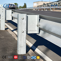Barrera de Seguridad Vial de Acero Tipo W, Resistente al Viento, para Embajadas y Zonas Peatonales, con Protección Anticorrosión y Anticolisión
