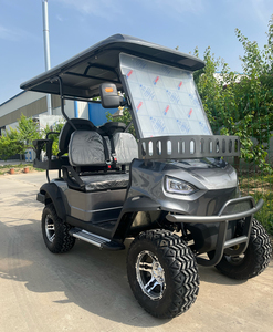 Voiturette de golf électrique professionnelle à 4 places, fabriquée en Chine, certifiée CE, châssis en acier au carbone haute résistance, vitesse maximale de 30 km/h - Product Image 5