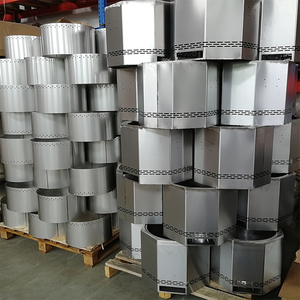 Nuovo Braciere in Acciaio Inossidabile Personalizzabile, Stufa Portatile a Pellet Senza Fumo per Cucina all'Aperto, Dimensioni Personalizzabili - Product Image 6