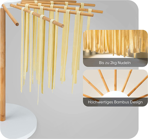 Nuova cucina essiccatoio per Pasta <span class=keywords><strong>in</strong></span> legno stendibiancheria per Pasta fatta <span class=keywords><strong>a</strong></span> <span class=keywords><strong>mano</strong></span> albero rimovibile per più di 2kg fatti <span class=keywords><strong>in</strong></span> <span class=keywords><strong>casa</strong></span> - Product Image 3