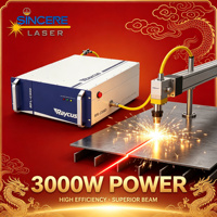 Sumber Laser Fiber Modul Tunggal Raycus 3000W CW, Stabilitas Tinggi untuk Mesin Pemotong Logam Industri