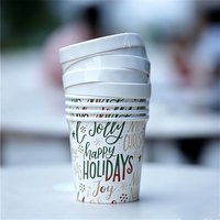 Gobelets à glace en papier biodégradable à paroi simple, écologiques, recyclables, de qualité alimentaire, avec logo personnalisé, pour boissons froides