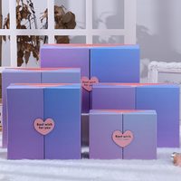 Caja de papel de embalaje de regalo de doble puerta, de diseño obd2