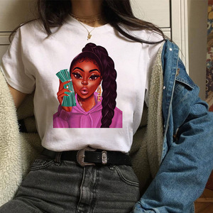 T-Shirt <span class=keywords><strong>femme</strong></span> noir, Vintage et humoristique, avec image de no Friends, vente en gros, Harajuku - Product Image 2