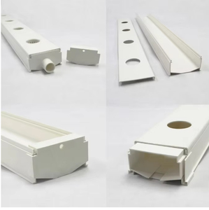 Piantagione idroponica con tubo in PVC completamente <span class=keywords><strong>ombreggiante</strong></span> <span class=keywords><strong>per</strong></span> piccoli grandi canali di plastica NFT di coltivazione fuori suolo <span class=keywords><strong>per</strong></span> frutta e verdura vuota - Product Image 2