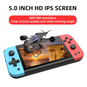 Consola de Juegos Portátil X X51, Pantalla IPS de 5 Pulgadas 800*480, 4 Núcleos ARM CortexA9, Salida HDMI para TV, Compatible con Dos Controles, Retro - Product Image 5