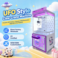 MAKER Machine d'arcade à griffes UFO personnalisée, à monnayeur, très rentable, pour la distribution de peluches et de figurines, Maquina Cazapeluches Arcades