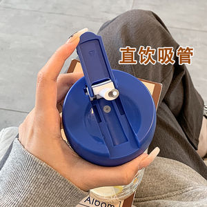 Glass <b>Water</b> <b>Bottle</b> With Straw And <b>Filter</b> Heat Resistant For Tea Brewing Travel Use - Product Image 3