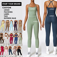Ensemble de tennis 2 pièces sexy avec soutien-gorge dos nu et jupe courte en V, idéal pour l'été, la course en ville, le volley-ball de plage et la danse en studio ou à la salle de sport