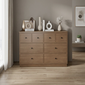 Mueble de Almacenamiento Rústico de Madera, Cómoda de Madera Maciza y Contrachapada, Duradero, 820x500x900, Organizador para Sala de Estar, Dormitorio, Hotel, Apartamento - Product Image 2