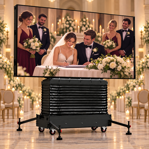 Location d'écran LED pour mariage, mur vidéo LED pour mariage, affichage LED pour mariage en intérieur - Product Image 3
