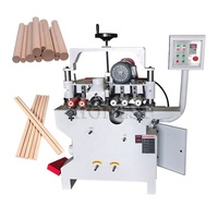 Machine de fabrication de baguette ronde en bois à économie de main-d 'œuvre/Machine de moulage de baguette ronde en bois/Machine de fabrication de baguette ronde en bois
