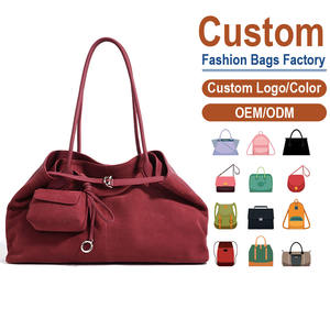 Bolso de Hombro de Verano para Mujer, de Cuero de Grano Completo con Acabado de Gamuza Premium, Estilo Vintage, con Mini Colgante, para el Trabajo y Viajes - Product Image 1