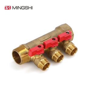 MINGSHI-sistema de calor para fontanería, tubos de pexalpex <span class=keywords><strong>multicapa</strong></span>, <span class=keywords><strong>colector</strong></span> y separador de latón de 2 vías - Product Image 5