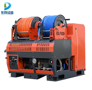 Nouvelle machine de nettoyage de canalisations robuste de 22 CV à essence, en acier inoxydable, avec déboucheur de tuyaux et interrupteur au pied - Product Image 1