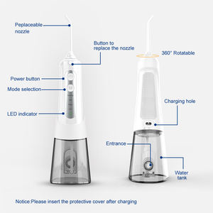 Flosser de agua inalámbrico portátil FOMIS 300ml IPX7 dentista <span class=keywords><strong>recomendado</strong></span> <span class=keywords><strong>irrigador</strong></span> de cuidado bucal 2000mAh dispositivo de limpieza <span class=keywords><strong>Dental</strong></span> - Product Image 3
