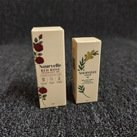Boîte en carton imprimée de luxe pour huile essentielle naturelle de 10 ml et 20 ml, logo de marque personnalisé