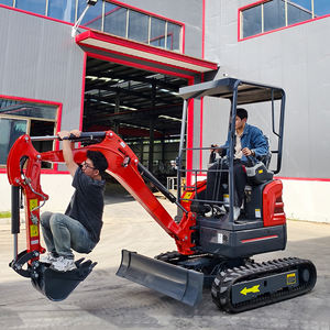 Бесплатная доставка, Лесохозяйственная техника, 1,8 тонн, мини-экскаватор с гидравлической системой, дизельный двигатель, экскаватор Pelle для продажи - Product Image 3