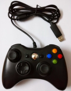 จอยเกม <span class=keywords><strong>PC</strong></span> แบบมีสาย <span class=keywords><strong>USB</strong></span> ลักษณะ Xbox360พร้อมจอยสติ๊กแบบสั่นสะเทือนคู่เข้ากันได้กับ Xbox360 - Product Image 3