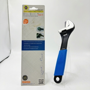 Wholesale Professional Best Selling 2-in-1 Adjustable Spring Loaded Worm Drive 10-Inch Industrial Grade Steel Wrench - Product Image 1