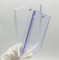 Porte-cartes magnétique anti-UV premium à ouverture rapide 35PT à 360PT, étui rigide transparent pour cartes de sport et de basketball